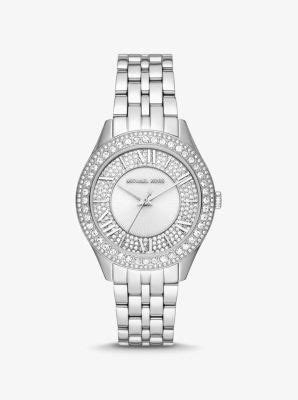 michael kors harlowe|Harlowe Pavé Silver.